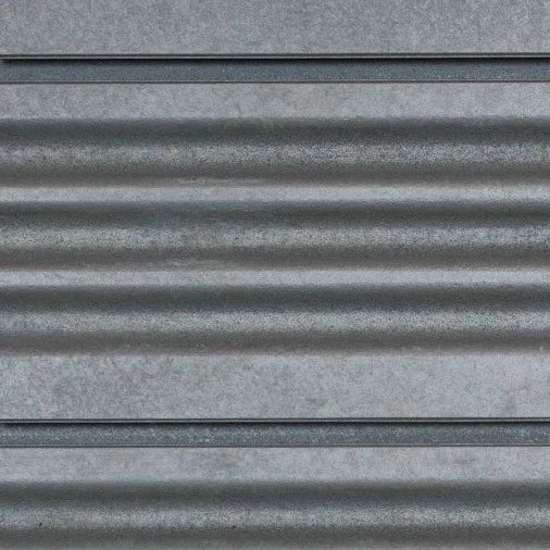Slatwall - Corrugated Metal  - Galvanized