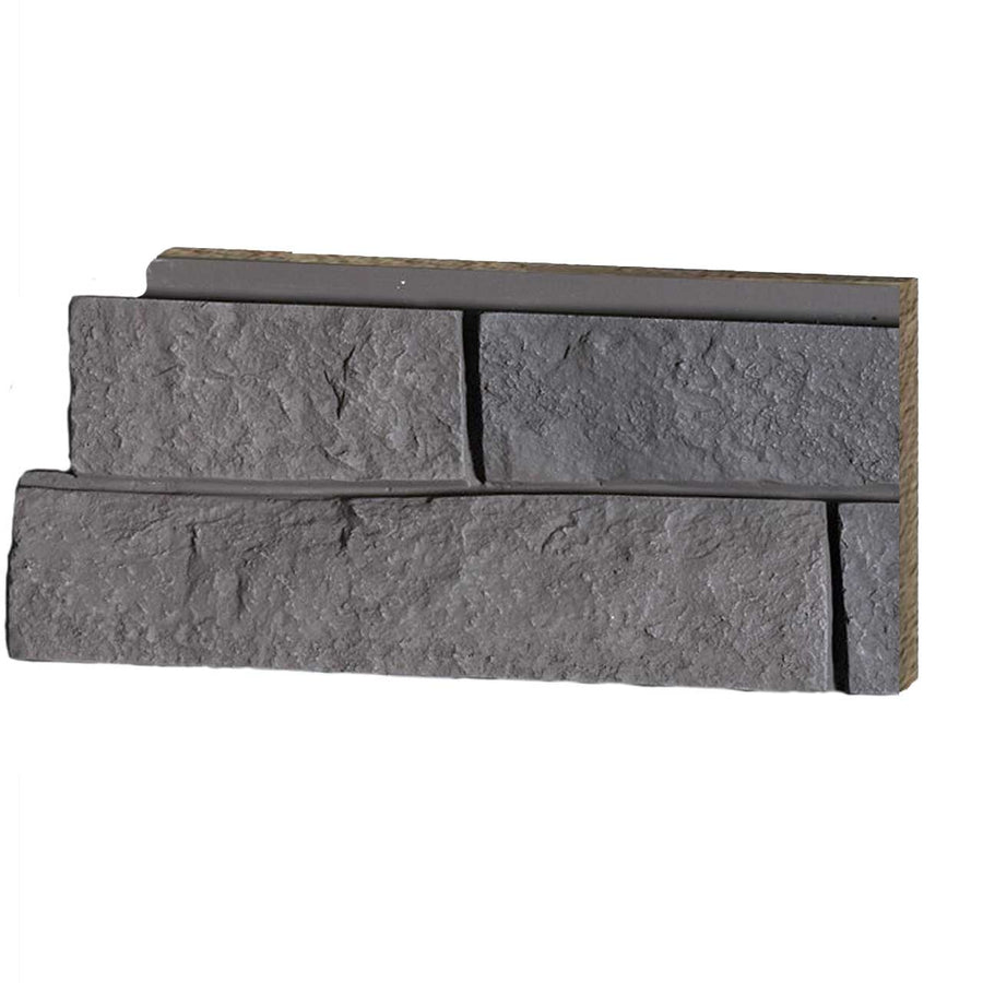 Faux Ledge Stone - Grey Blend Sample