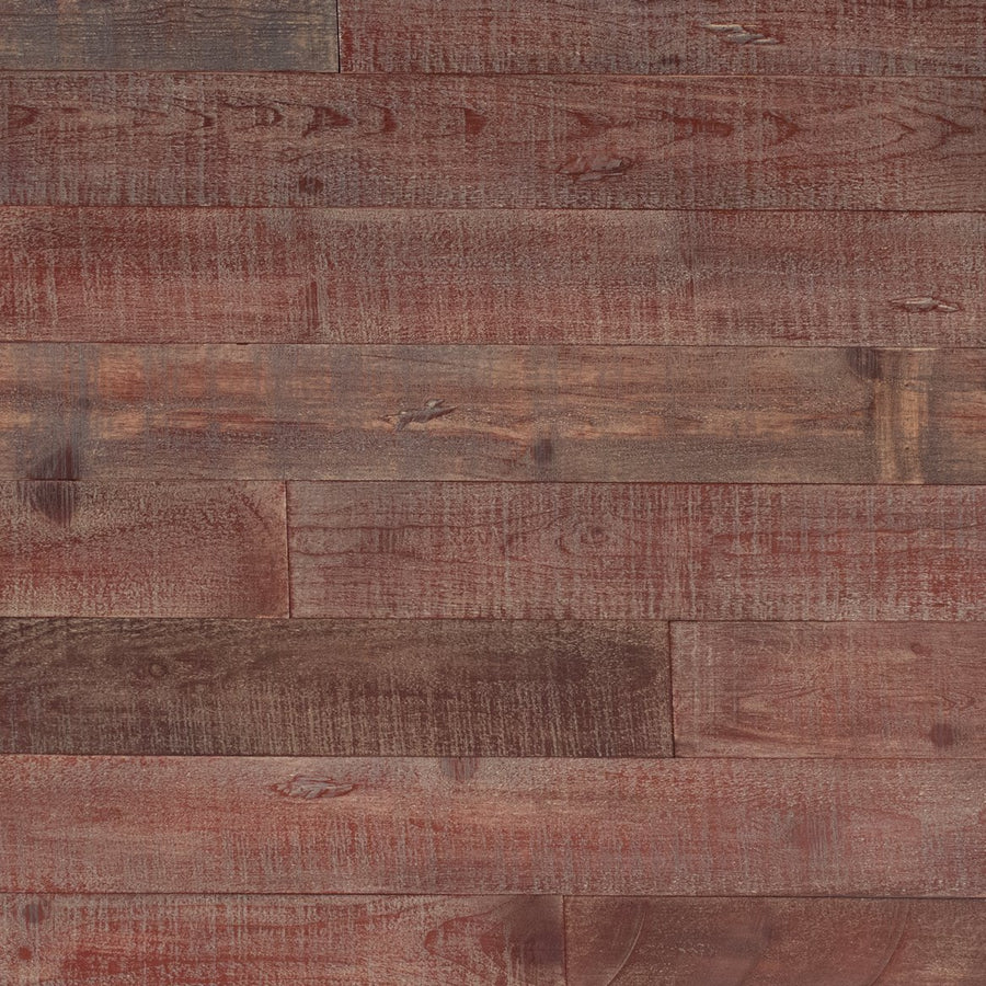 Distressed Wood Wall Planks - Red-Ish-Real Wood-AS-IS BRAND-RED-ISH-Wall Theory