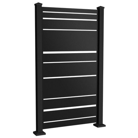 Barcode Privacy Screen - Black