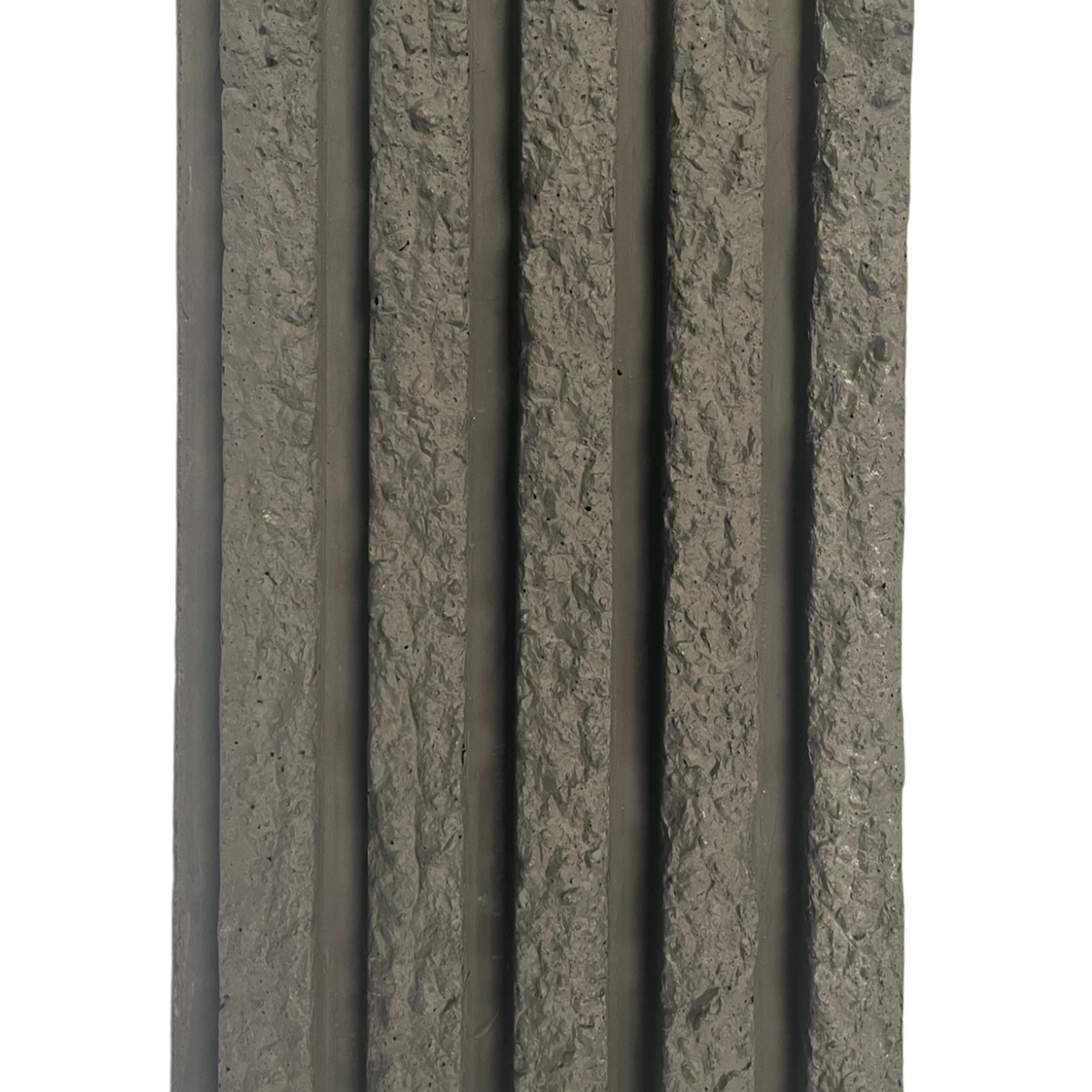RealCast Fluted - Charcoal Sample