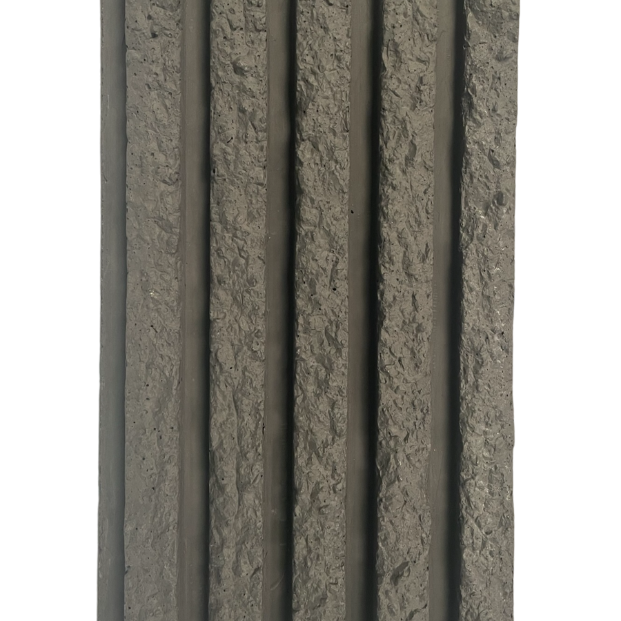 RealCast Fluted - Charcoal Sample