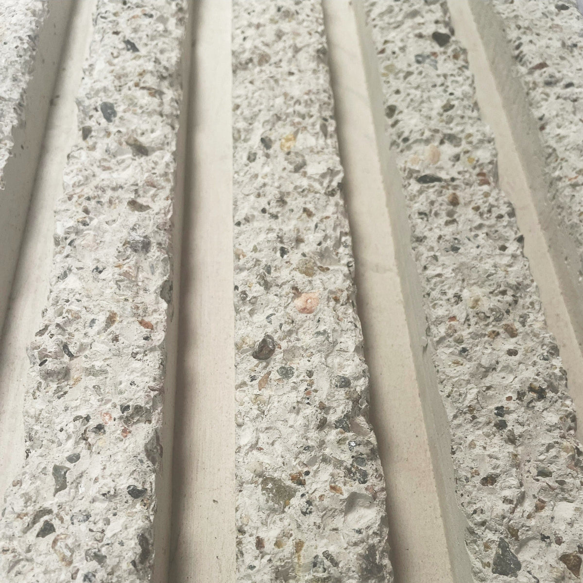 RealCast Fluted Concrete Panels - Light Grey