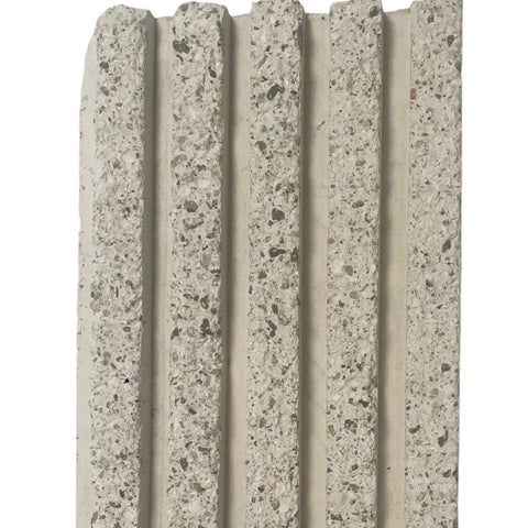RealCast Fluted Concrete Panels - Light Grey