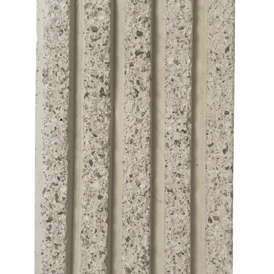 RealCast Fluted Concrete Panels - Light Grey