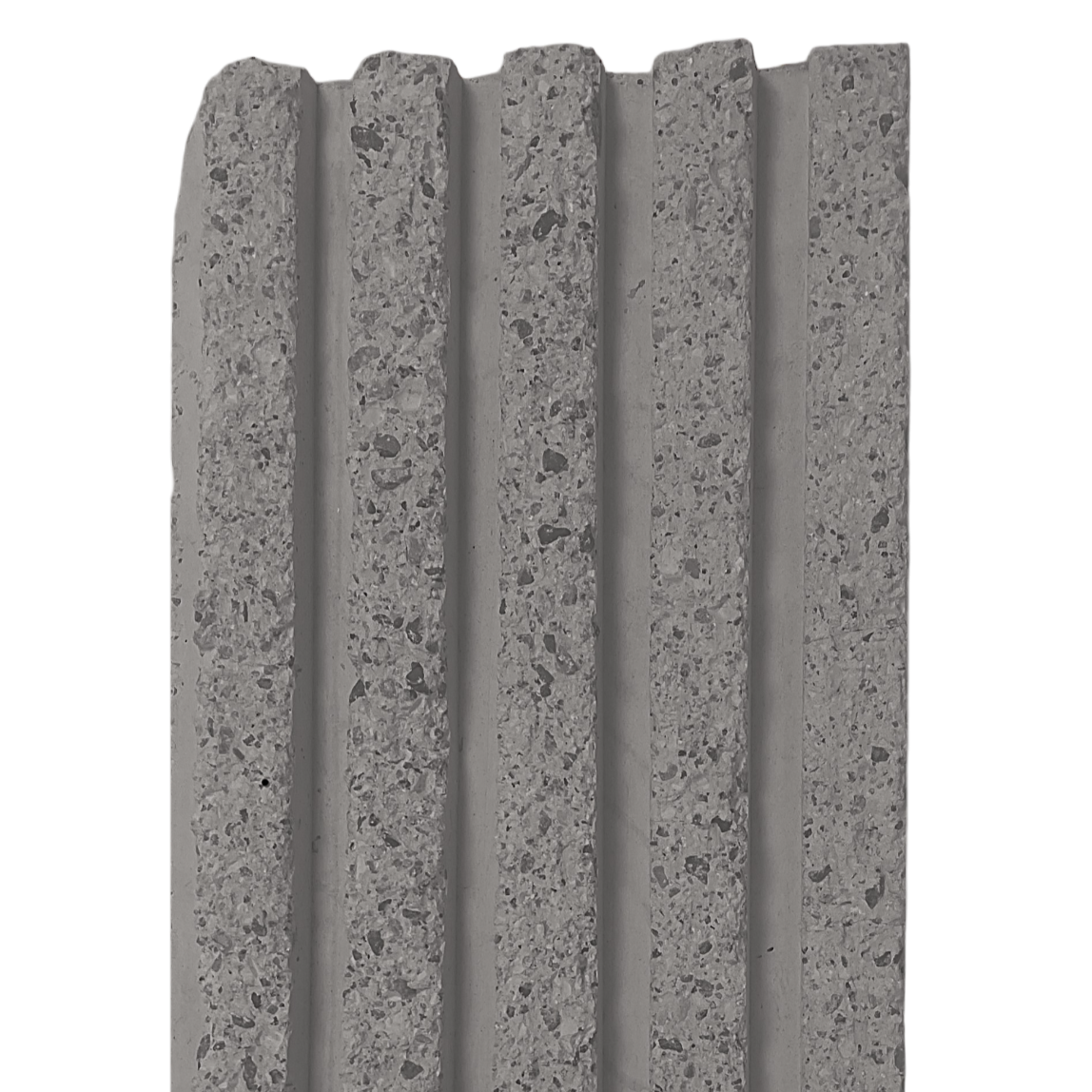 RealCast Fluted Concrete Panels - Medium Grey