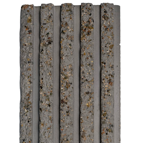RealCast Fluted Concrete Panels - Charcoal