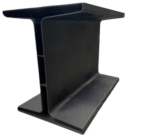 Faux Steel I-BEAM - Sample - Steel Grey - 16"