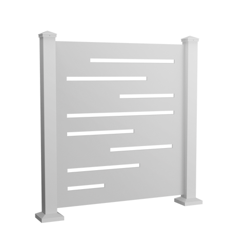 Blurred Lines Shorty Screen - White