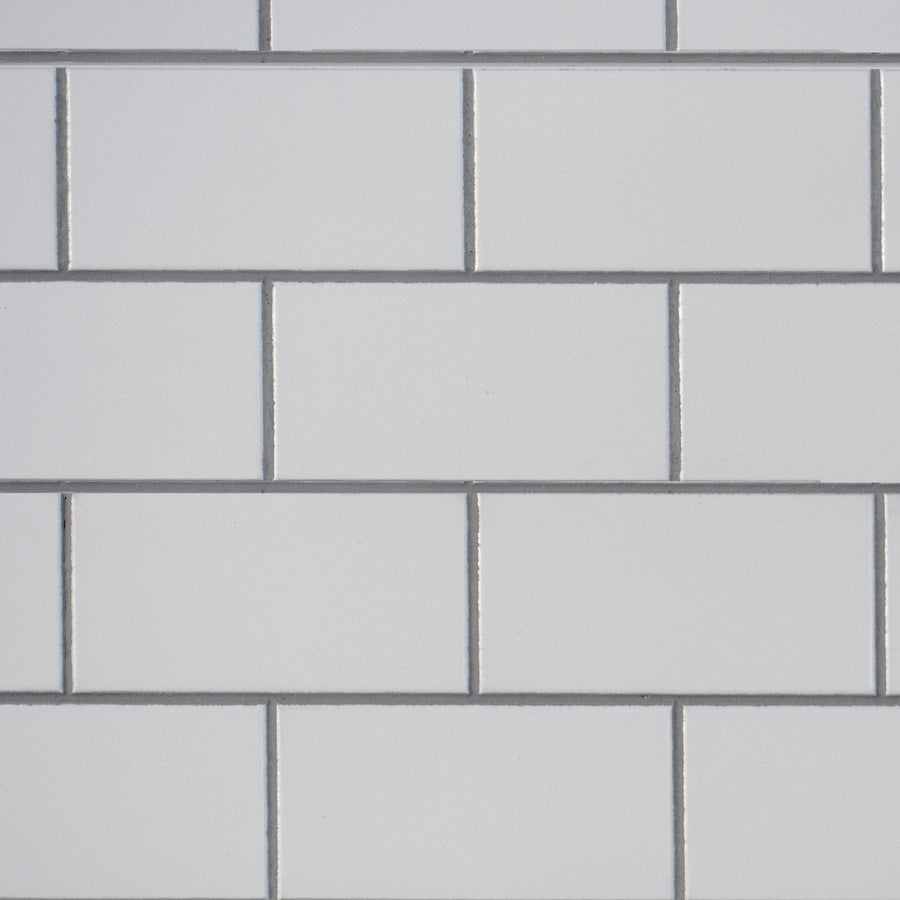 Decorative Wall Panels - Subway Tile - White w/ White Grout