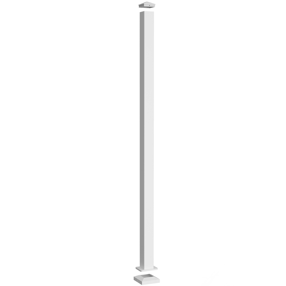 Screen Wall Posts Sunbelly Standard Screen Post - White