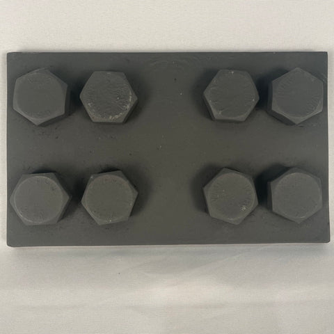 Faux Steel I-BEAM Connector Plate w/ Bolts - Steel Grey