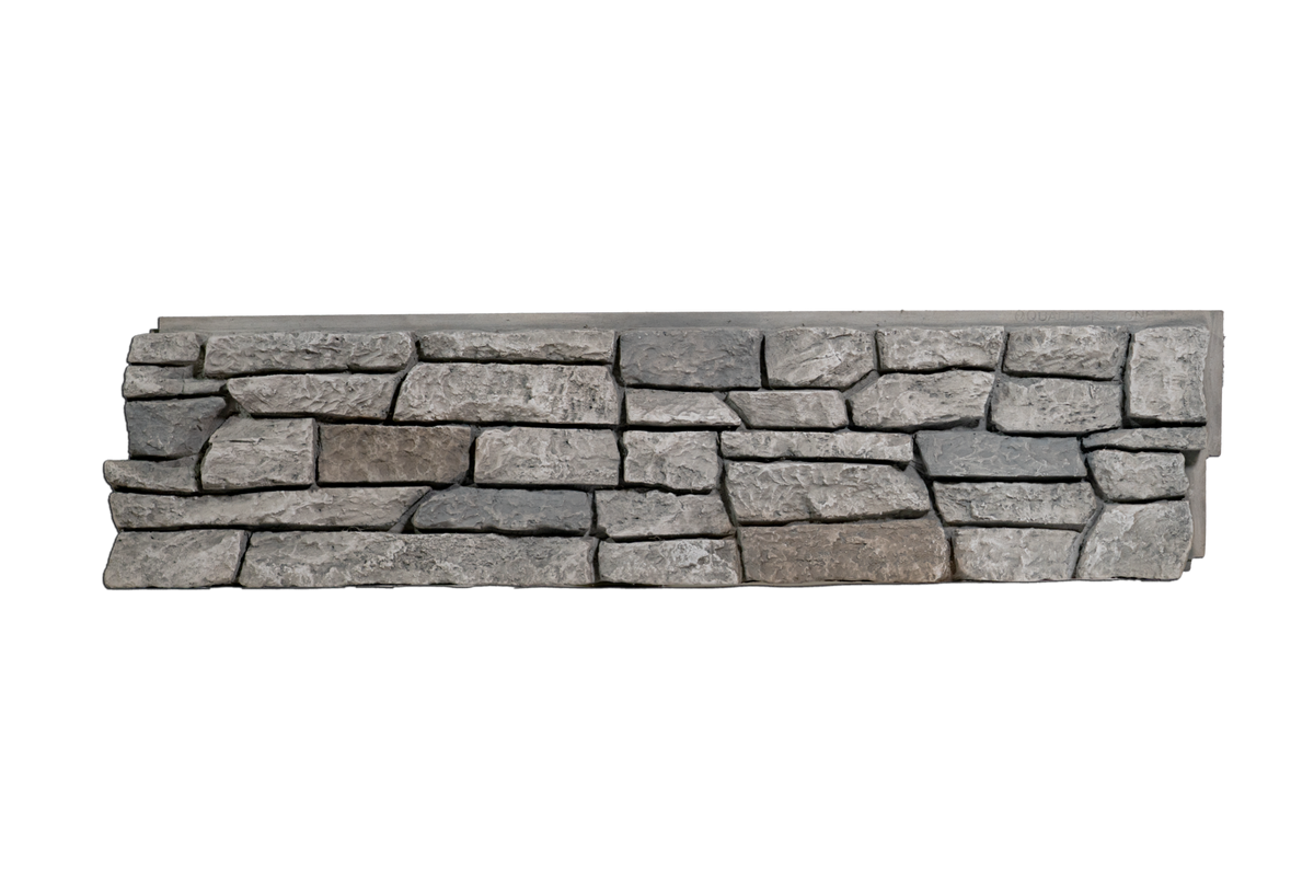 Faux Ridge Stone Panels - Limestone