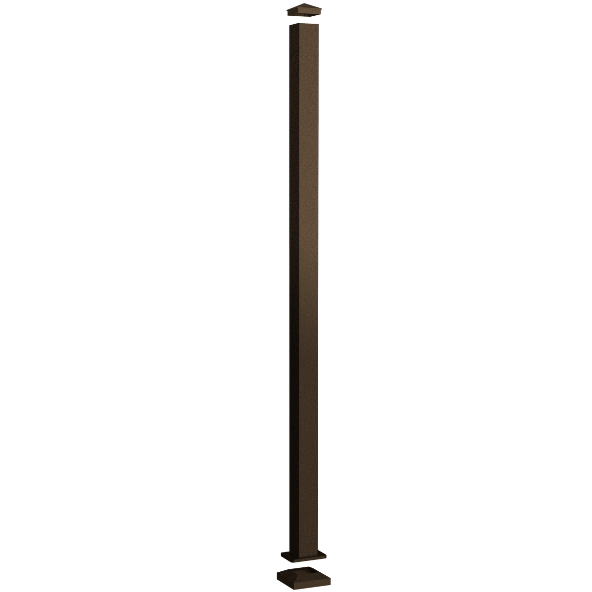 Sunbelly Screen Post (standard height) - Dark Bronze