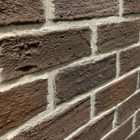 ClassicBrick 1/2" Faux Brick Panels - Cellar Brown