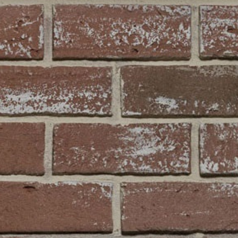ClassicBrick - 1/2" Faux Brick Sample - Reclaimed Red