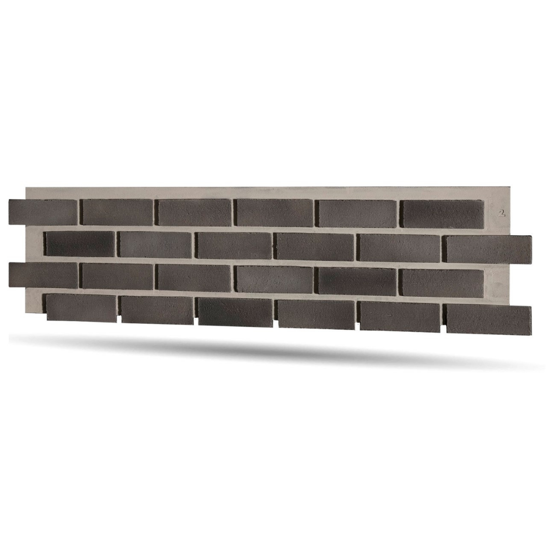 Modern Brick Faux Brick Panels - Shades of Grey 1"