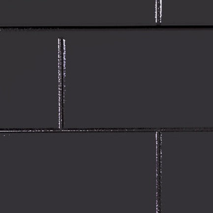Slatwall - Subway Tile - Black