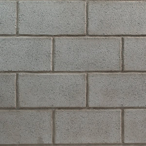 Faux CinderBlock Panels - Traditional Washed Grey