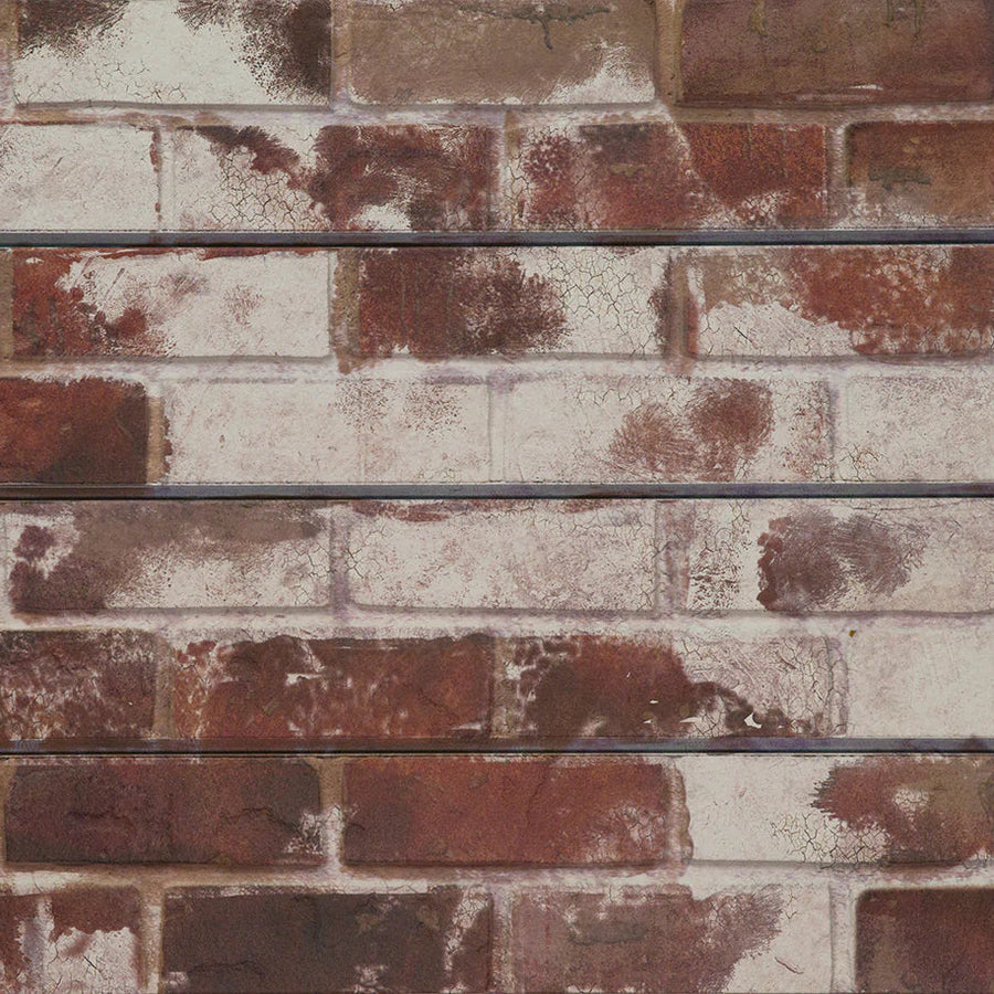 Decorative Wall Panels - Brick Old Paint- Red