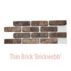 Real Thin Brick - Cafe Mocha-Real Brick Veneer-Wall Theory