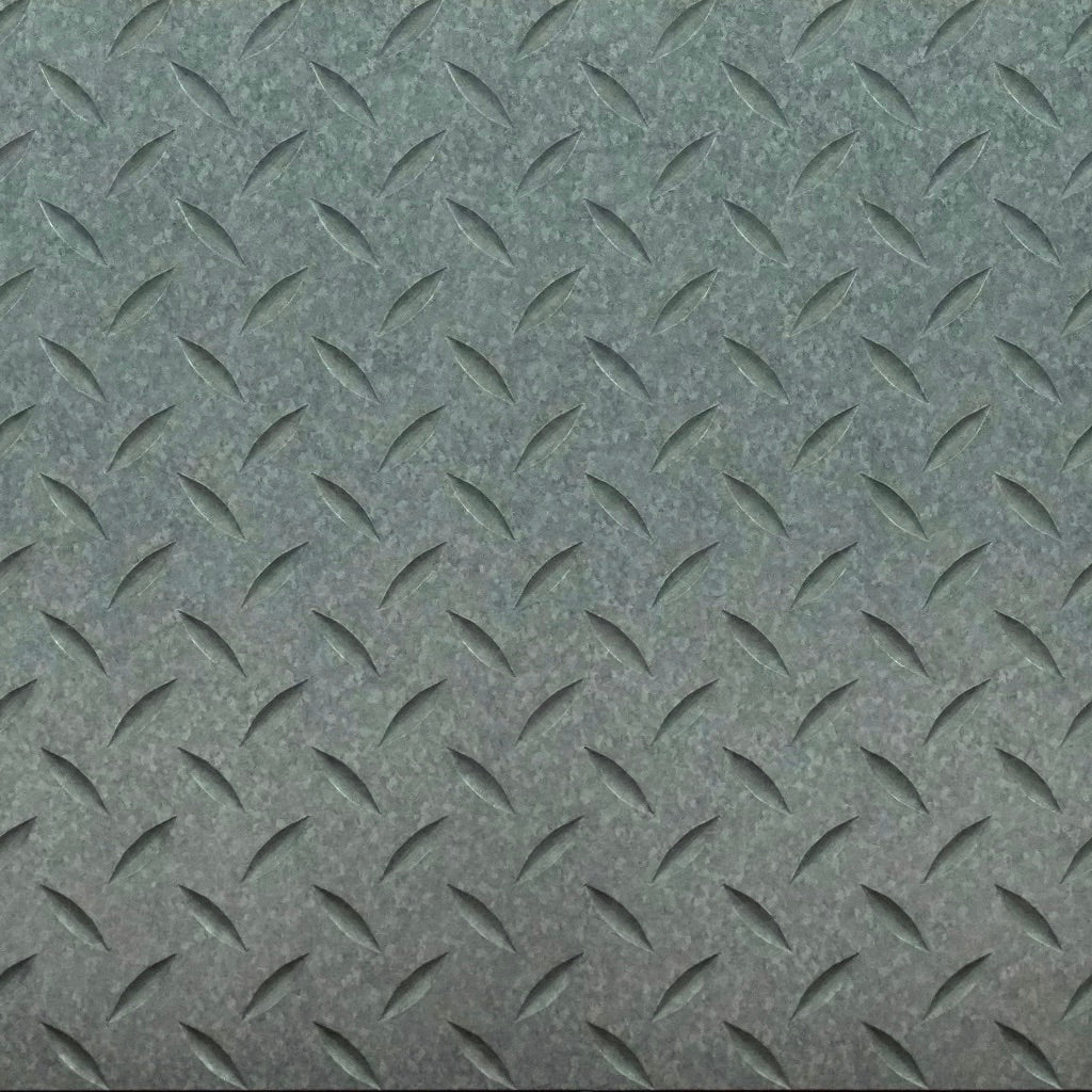 Decorative Wall Panels - Diamond Plate  - Galvanized