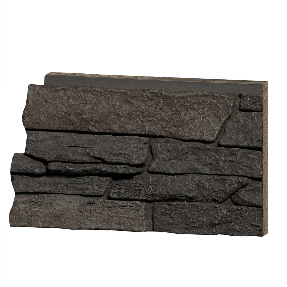 Brown Stones With Ridges Ridge Stone - Dark Brown Sample