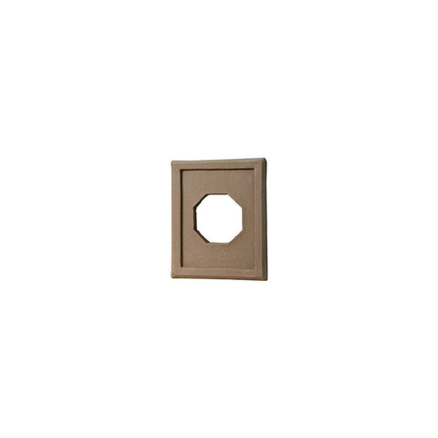 Quality Stone - Light Brown - Fixture Trim-Faux Stone Accessories-Quality Stone-Light Brown-Wall Theory