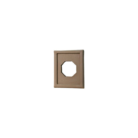 Quality Stone - Light Brown - Fixture Trim-Faux Stone Accessories-Quality Stone-Light Brown-Wall Theory