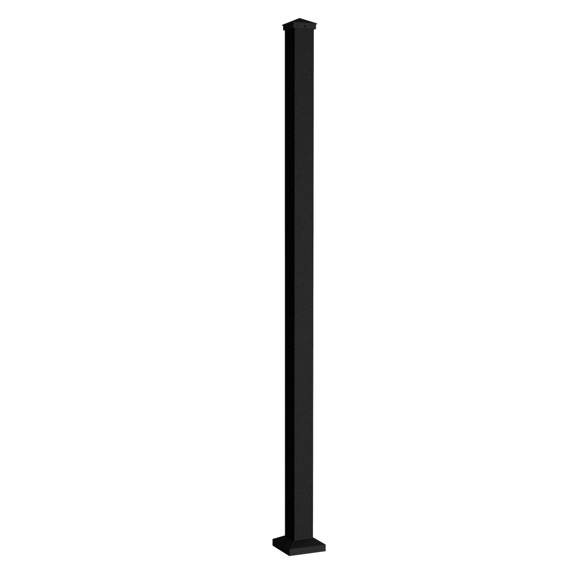 Sunbelly Screen Post (standard height) - Black