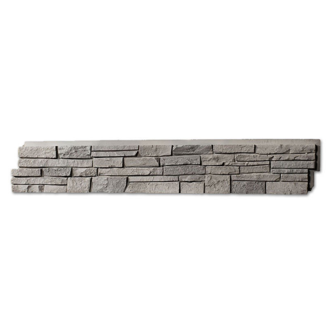 Faux Stacked Stone Panels - Grey Blend