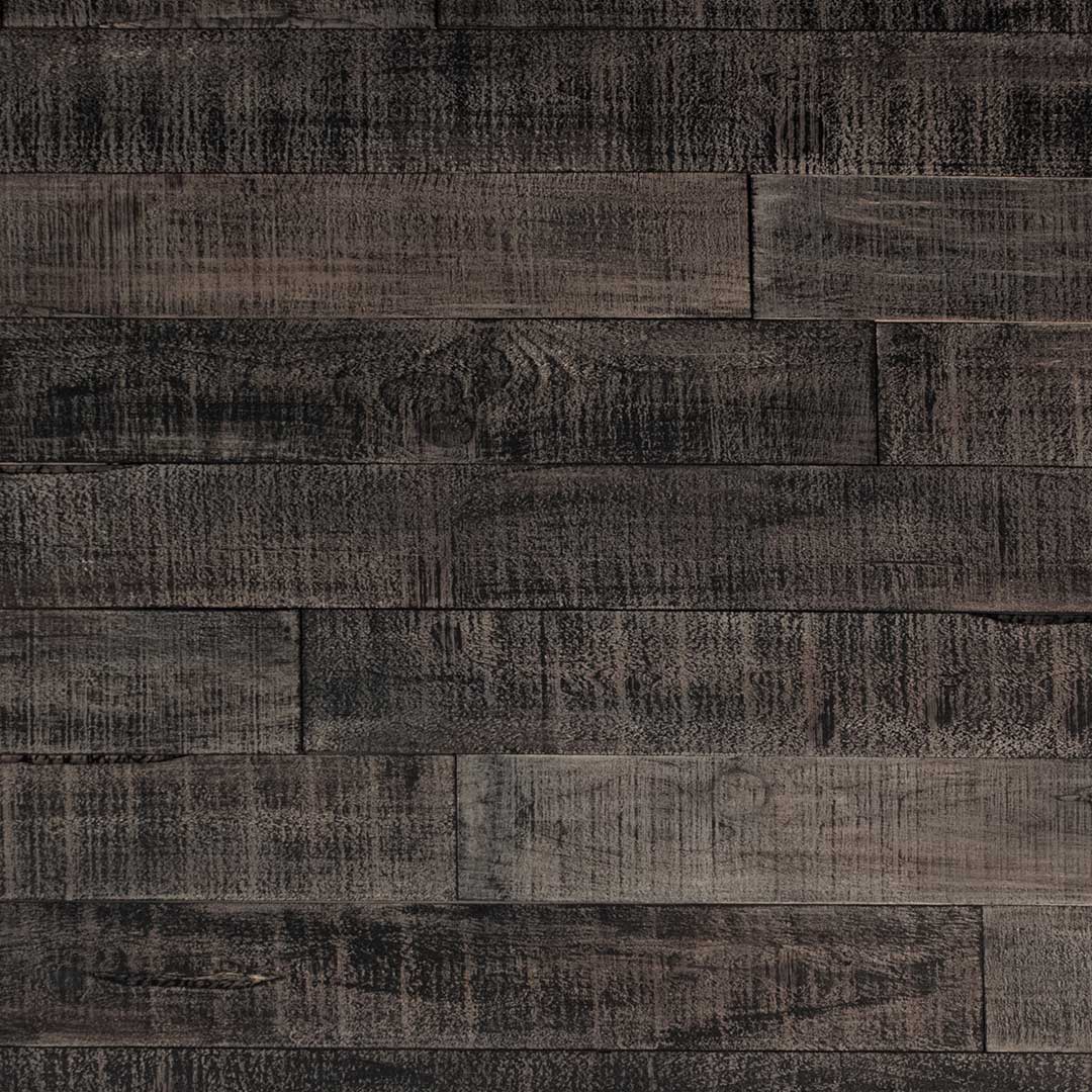 Distressed Wood Wall Planks - Black-Ish-Real Wood-AS-IS BRAND-BLACK-ISH-Wall Theory